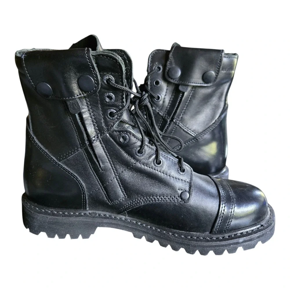 ROCKY‎ Paraboot Zipper Black 2090 Combat Boots Black Size 9M